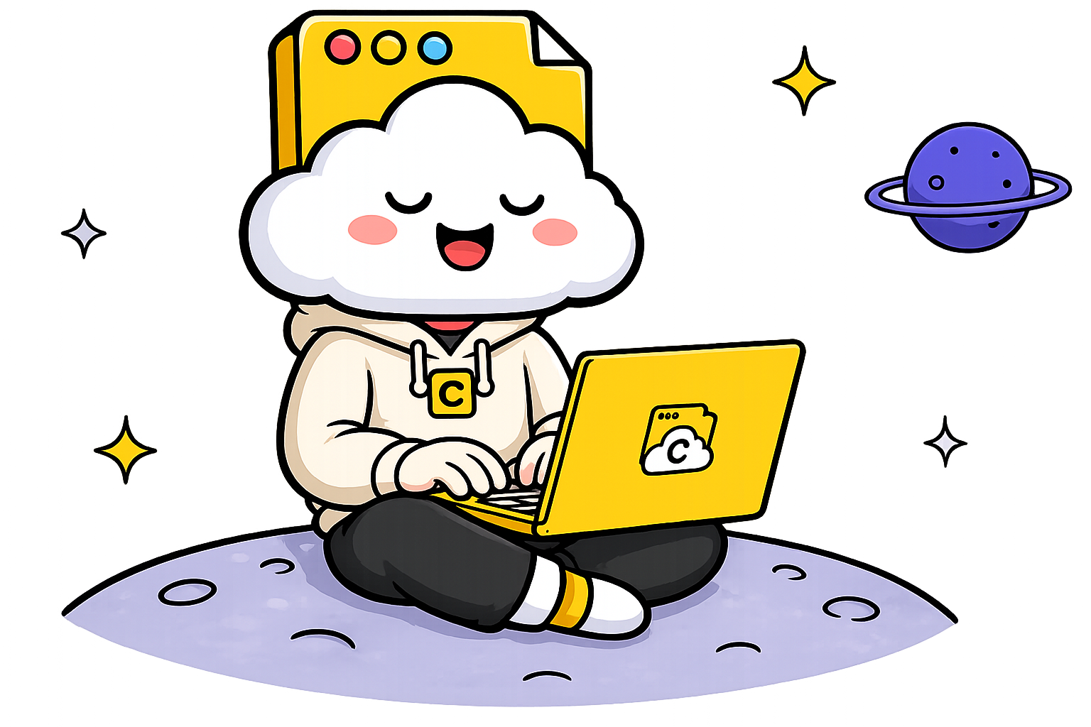 CloudTab Astronaut